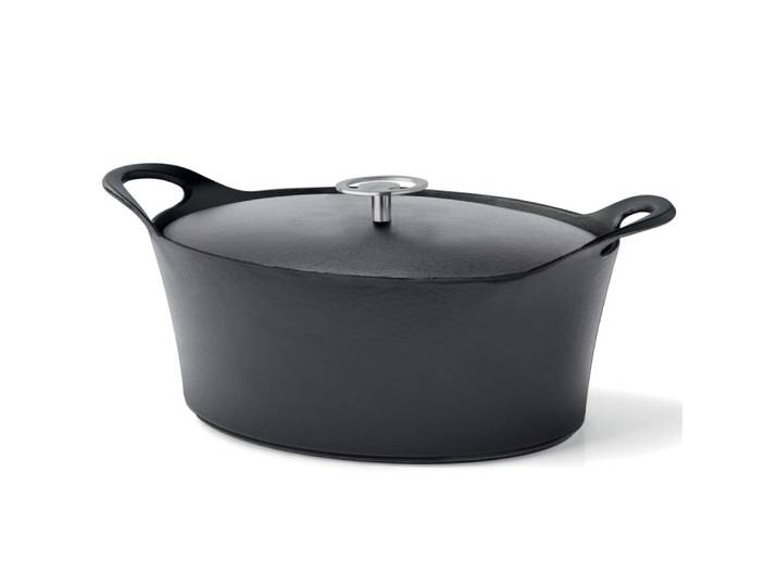 Cocotte ovale noire 29cm