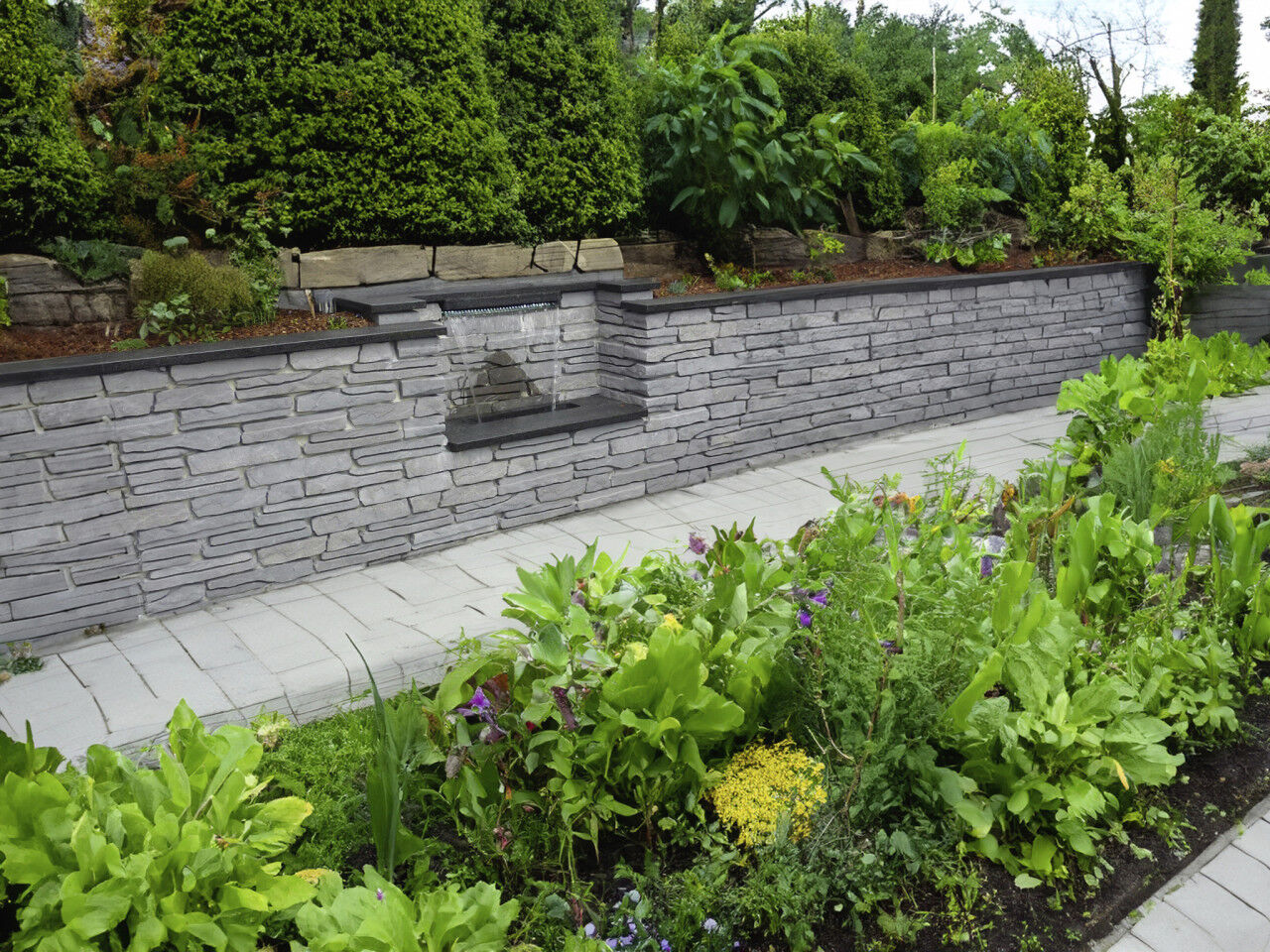 EHL Mauerstein Bergische Mauer 40 x 18 x 8 cm schiefer