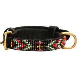 Kampuni Hundehalsbånd Terese rød micro lang, 38x1,2 cm (Hund), Halsband + Leine