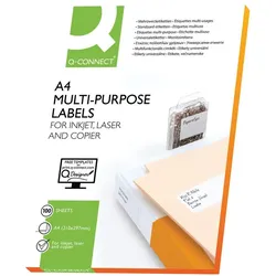 Q-Connect, Etiketten, Etiketten