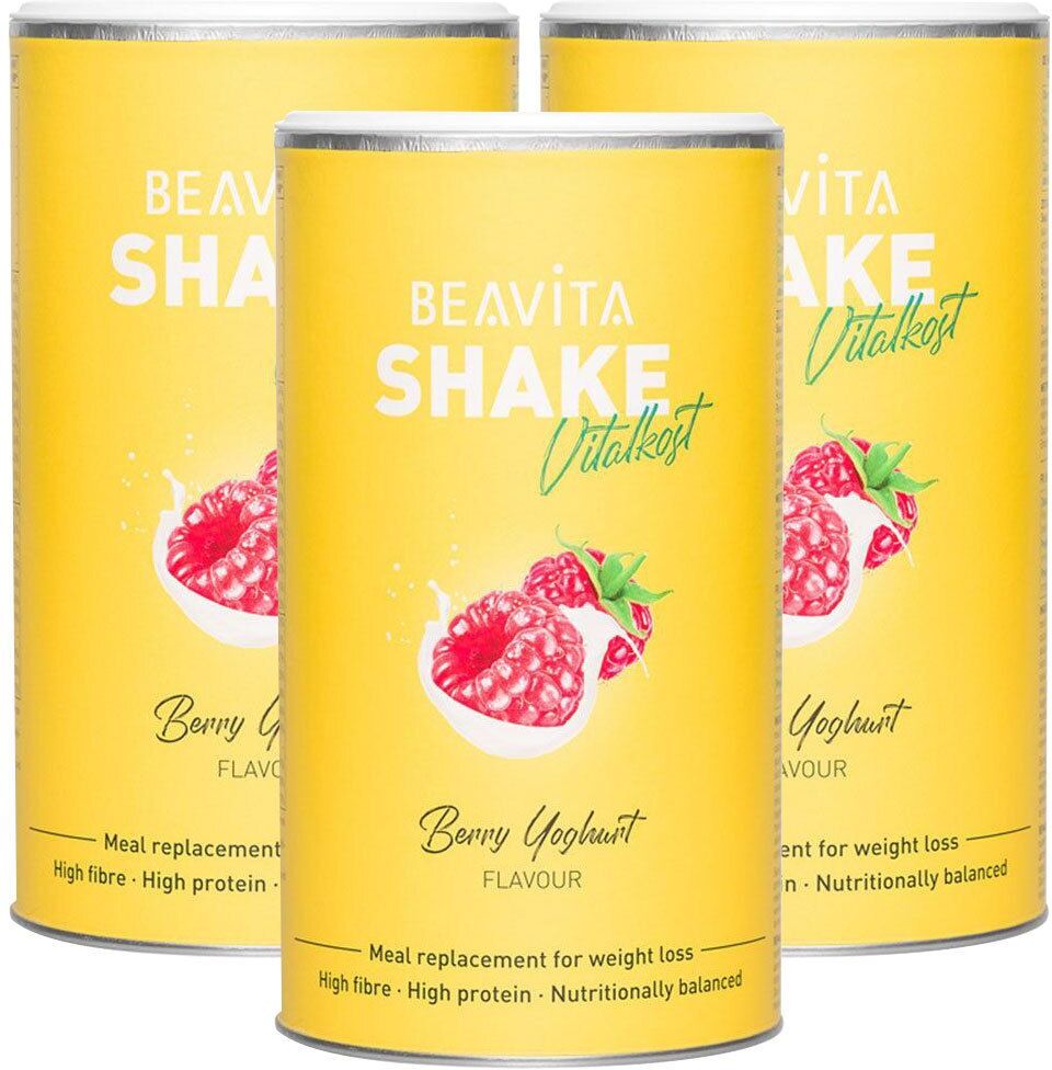 Beavita 2 Wochen Diät-Paket, Himbeer-Joghurt 3x572 g Pulver