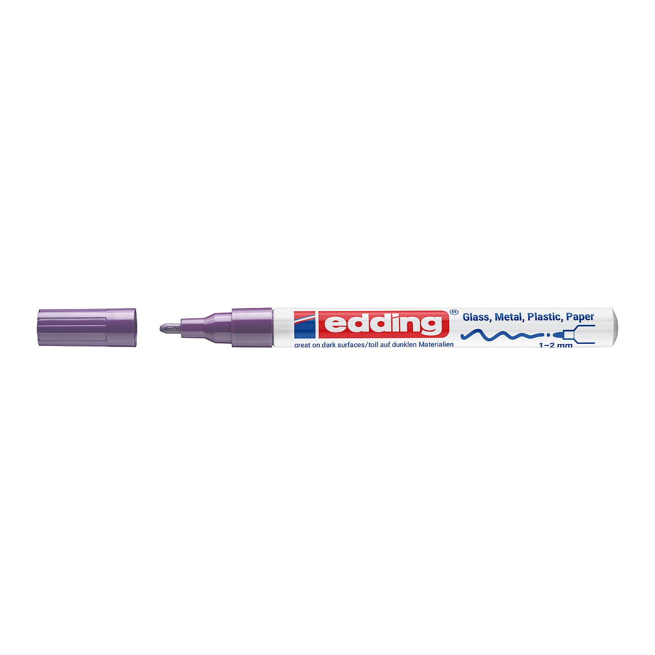 edding 751 creative Lackmarker lila 1,0 - 2,0 mm, 1 St. (4-751-9-008)