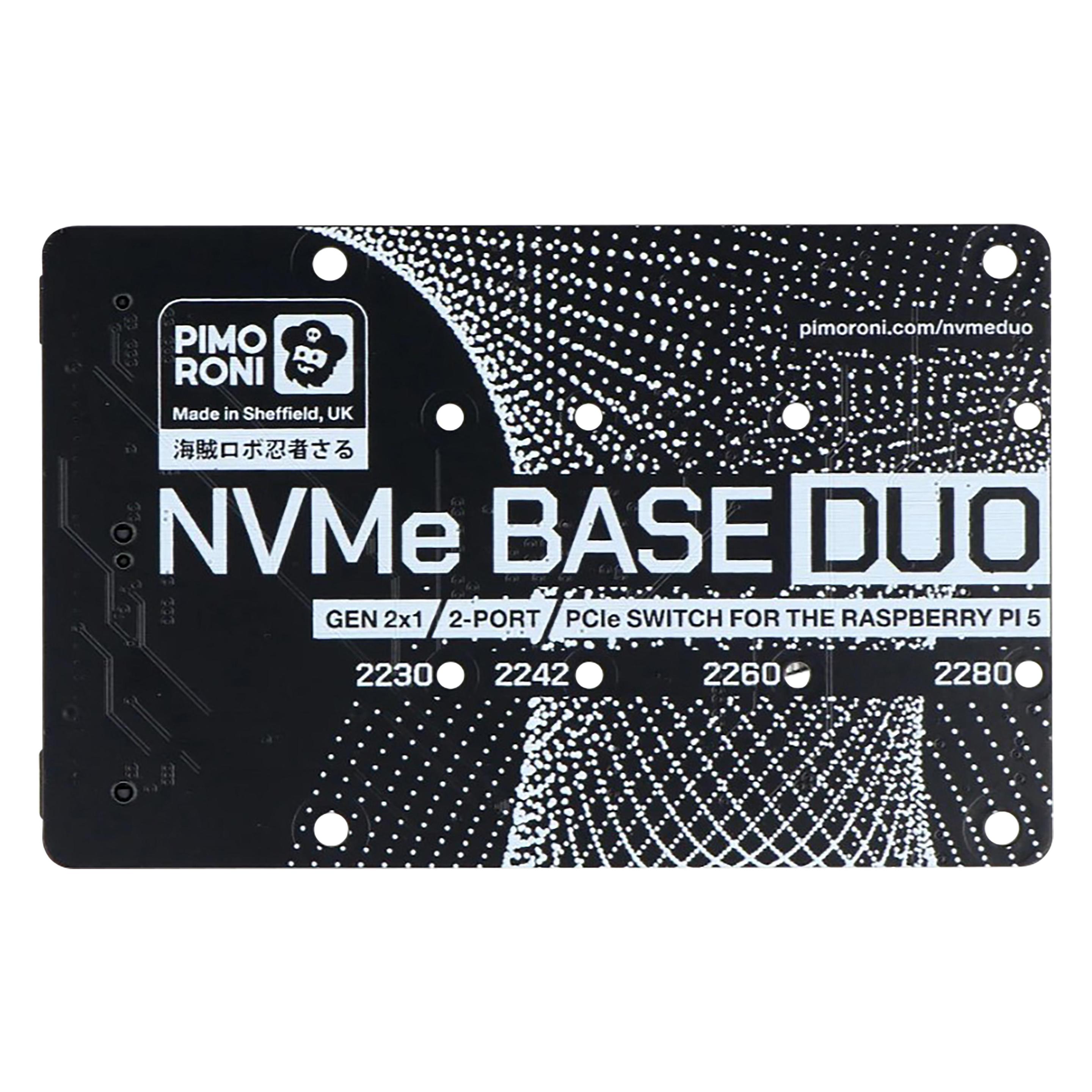 Raspberry Pi NVMe Base Duo for Raspberry Pi 5 (Erweiterung) (PIM704)