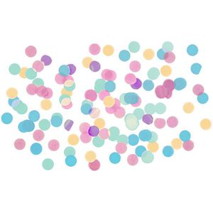 Amscan Konfetti 9903719, Happy Birthday, aus Seidenpapier, Ø 2cm, Streudeko, bunt, 15g Beutel