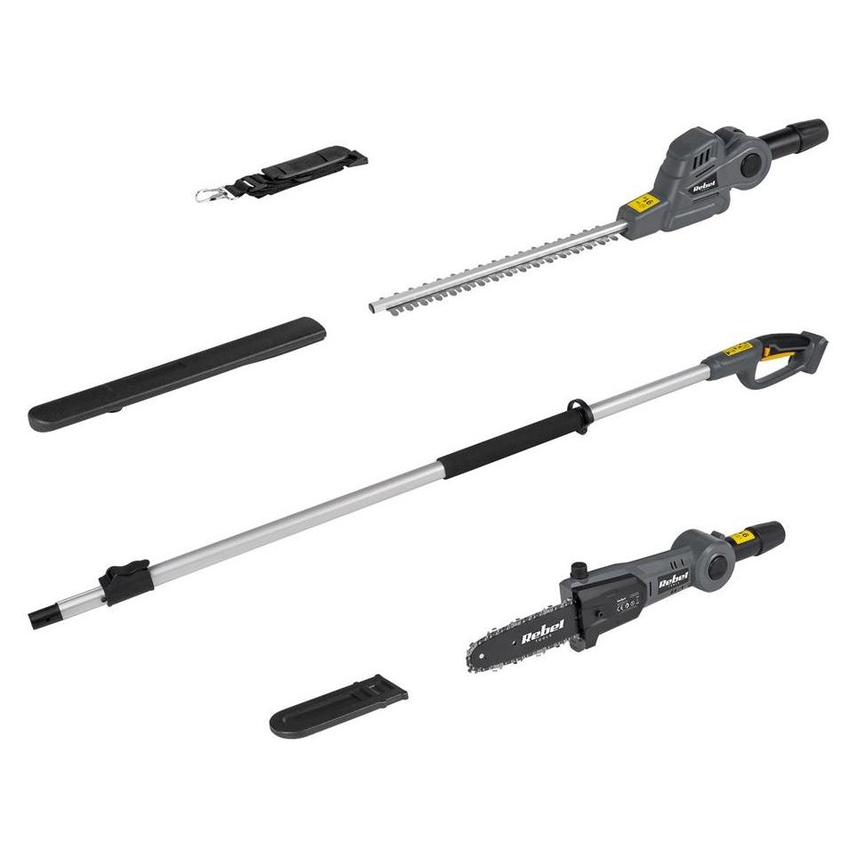 Rebel Akku-Teleskopschere + 2-in-1-Säge (Akkubetrieb) (RB-5005.1)