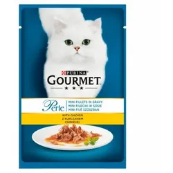 Purina Gourmet Perle Katzenfutter Mini-Filets in Sauce mit Huhn 85 g