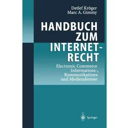 Handbuch zum Internetrecht, Fachbücher von Marc A. Gimmy, Detlef Kröger