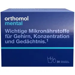 ORTHOMOL mental Granulat/Kapseln 30 Tage Kombip. 30 St