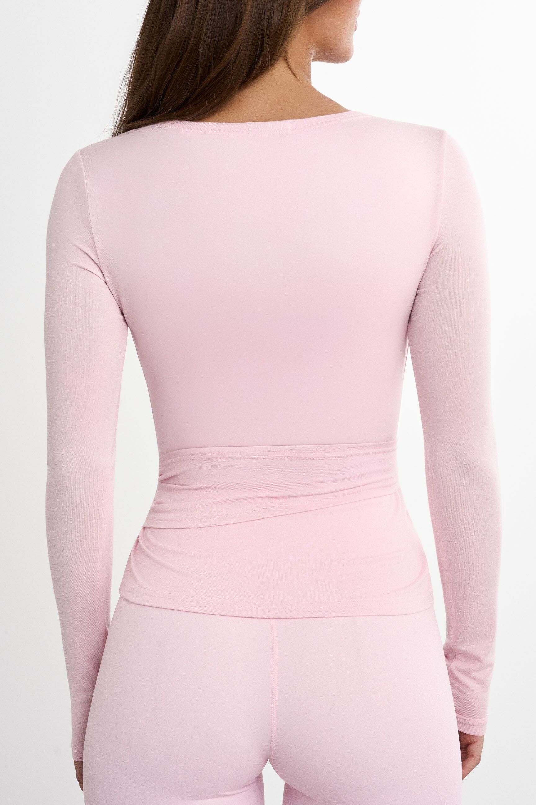 Famme Wrap Cardigan Pink XS