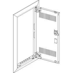 ABN GBRU14TL Blendrahmen + Tür mit Lüftungsschlitz 1x4 für UP-Feldverteiler, 1x4-reihig