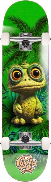 Kinder Skateboard Push Mr Frog FP Soft Top (7" - Grün)