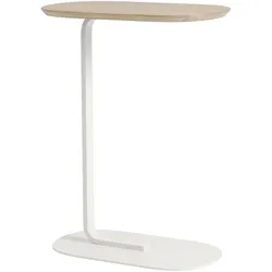 Muuto Relate Beistelltisch, 73,5 cm, eiche natur / off white