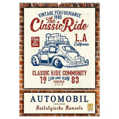 Automobil - nostalgische Momente (Wandkalender 2027 DIN A2 hoch), CALVENDO Monatskalender
