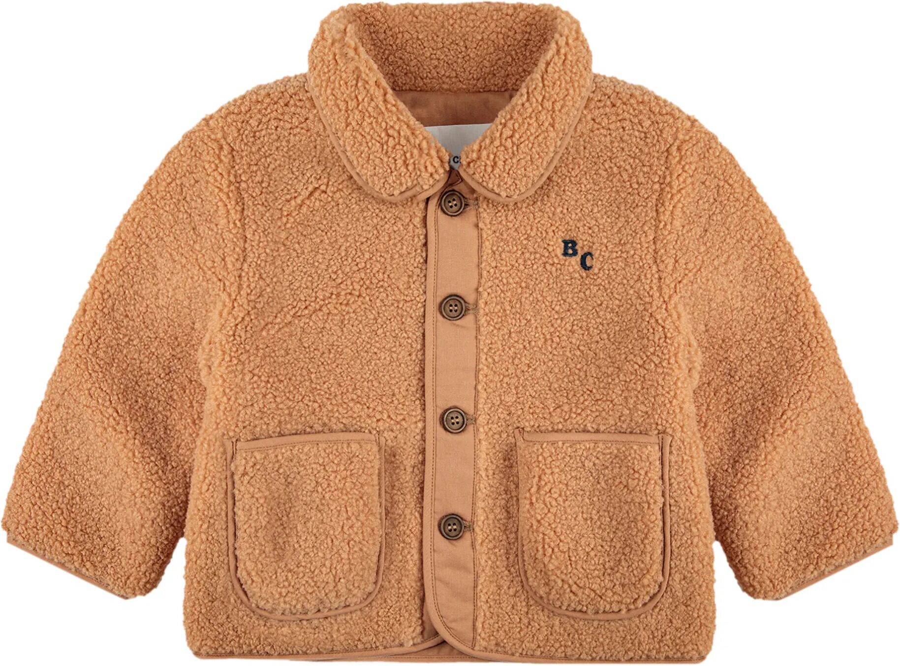 Bobo Choses Veste Façon Fourrure Matières Recyclées Camel 3/6 mois