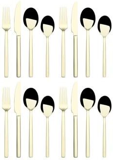 Towle Living Paros Champagne 16-Piece Flatware Set