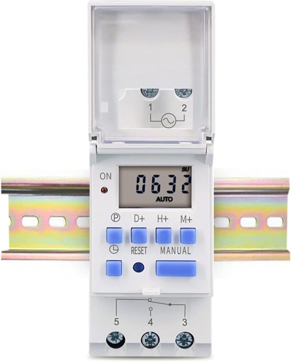 Ettroit Timer Digitale Programmabile Din 16 A  Jx601516