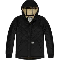 Vintage Industries Byron, Textiljacke wasserdicht - Schwarz - S