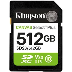 Kingston Canvas Select Plus - Flash-Speicherkarte - 512 GB