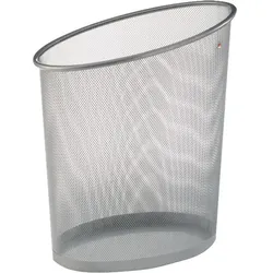 Alba Papirkurv Mesh, 20 L, sølv, Abfalleimer, Grau
