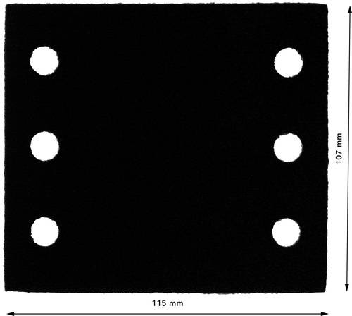 Bosch Accessories Zwischenlage Pad Saver 115x107mm 2 St. 2608000815