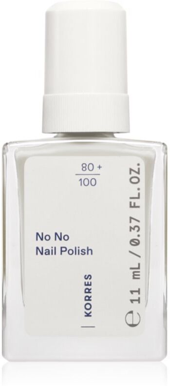 Korres No No Nail Polish nourishing nail varnish shade 02 Milky White 11 ml