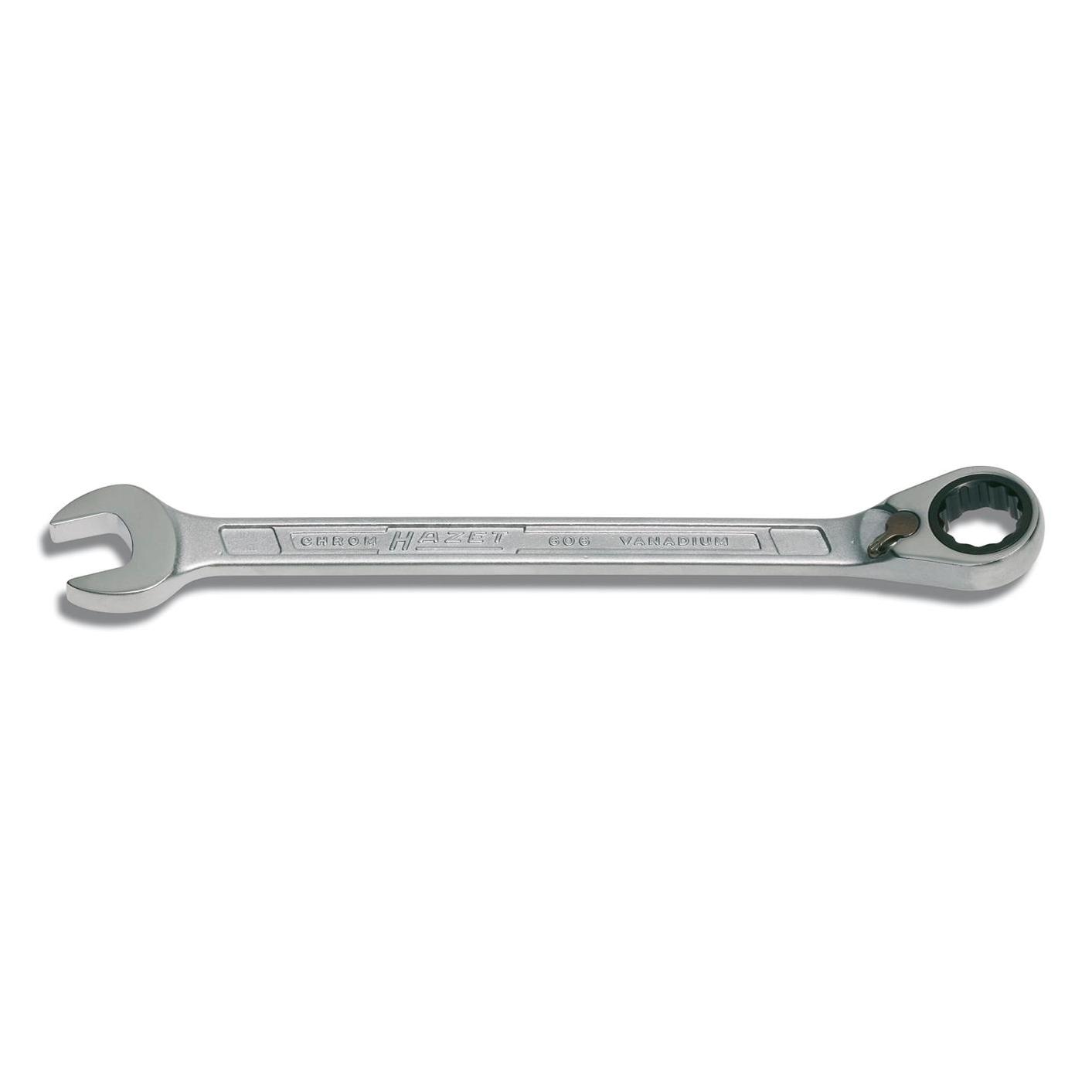 Hazet Knarren Ring-Maulschlüssel 606-13 Aussen Doppel-Sechskant-Tractionsprofil 13 mm (13 mm) (606-13)