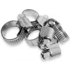 Bradas, Schlauchanschluss + Schlauchverbinder, 10 Schlauchschellen 40 - 60mm / 9mm W2 (Schlauchschelle, 40 mm)