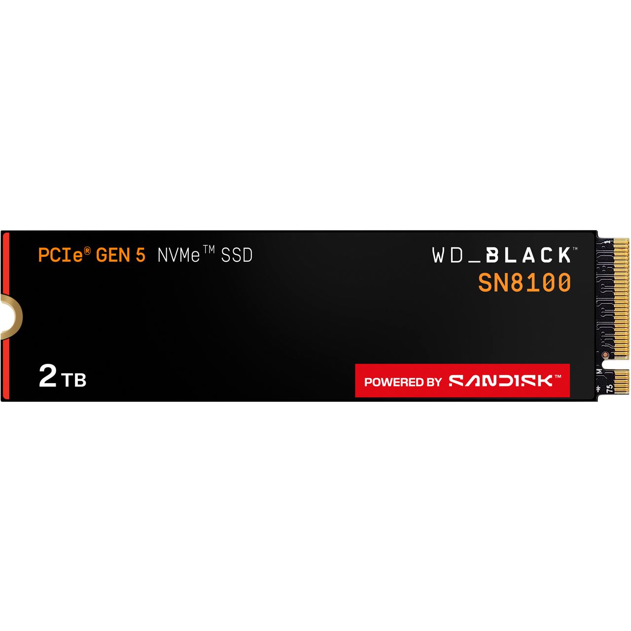 2TB SanDisk WD Black SN8100 M.2 2280 PCIe 5.0 x4 3D-NAND TLC (WDS200T1X0M-00CMT0)
