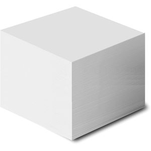 Läufer Zettelklotz 24040, lose, 500 Blatt, weiß, 9,6 x 9,6 cm