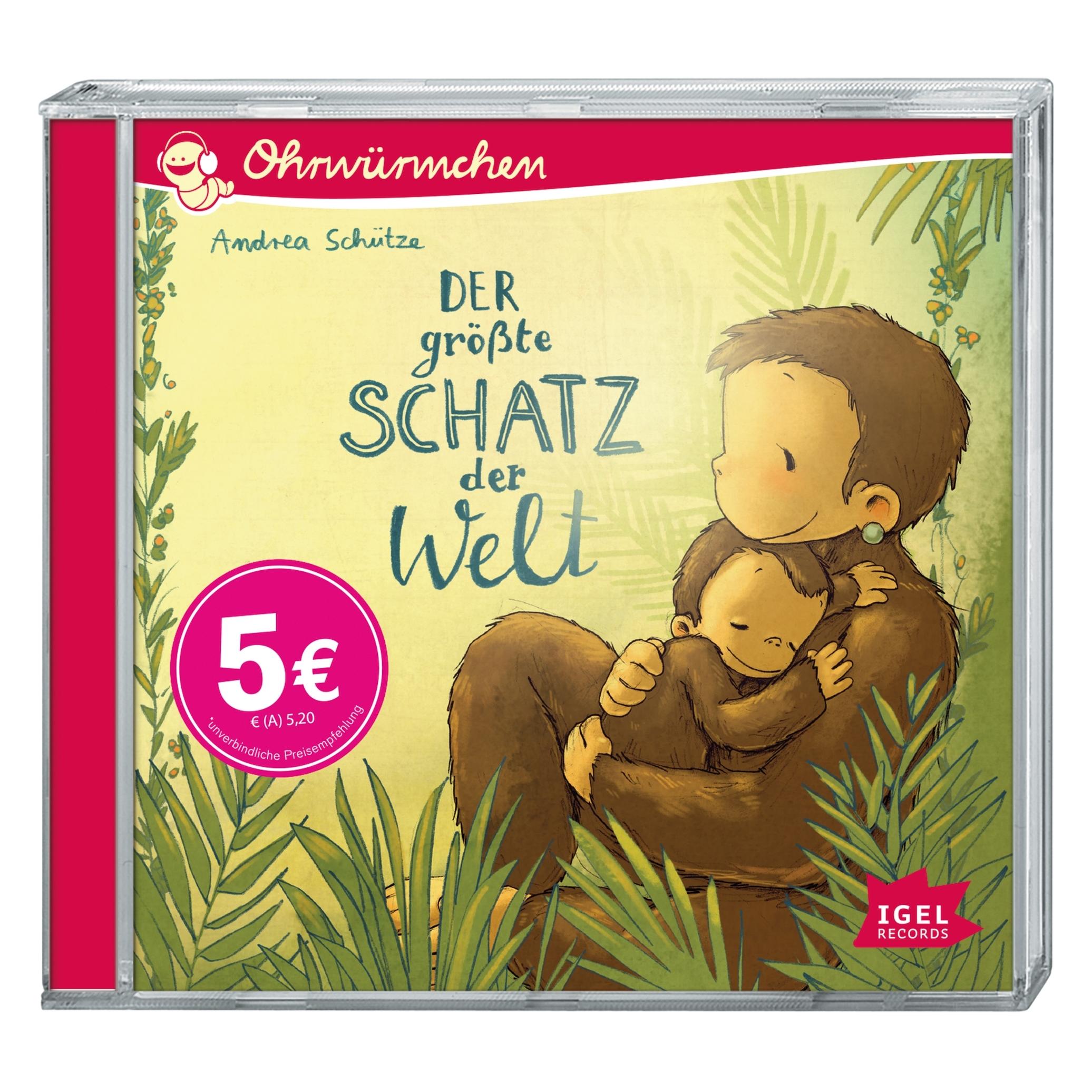 Igel Records Ohrwürmchen Der grösste Schatz der Welt /Glück dWelt (Andrea Schütze, Deutsch) (98520-003-0)