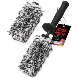 IVALITY Felgenbürste Mikrofaser Standard, für Alu-, Chrom- und Stahlfelgen, Länge: 36 cm