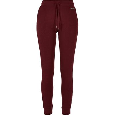 Jogginghose JUST RHYSE "Just Rhyse Just Rhyse Poppy Sweat Pants", Damen, Gr. S, US-Größen, rot (burgundy), 70% Baumwolle, 30% Polyester, unifarben, normal, Hosen Jogginghose