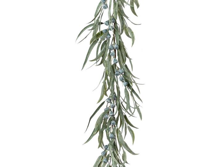 Dekopflanze, Grau, Grün, Kunststoff, 185 cm, Dekoration, Blumen & Blumentöpfe, Kunstpflanzen