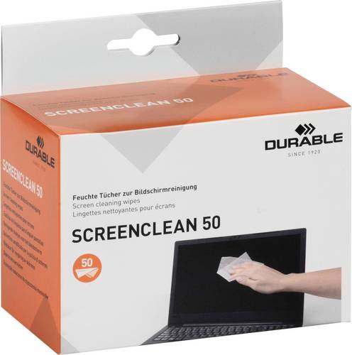 Durable Bildschirmreinigungstücher SCREENCLEAN 50 578702 50St.
