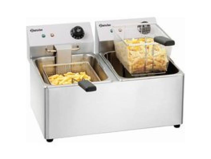 Friteuse professionnelle - BARTSCHER - Double snack IV - 2 x 8 Litres - Température variable - Minuterie