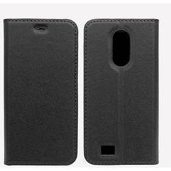 Emporia Book Cover Leder Case Emporia SMART.5 Schwarz Handy Flip Case LTB-NAP-S5-B