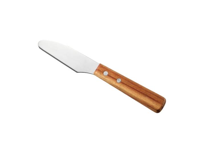 Dorre Couteau à beurre Sylvia Acier inoxydable, manche en bois, 22 cm