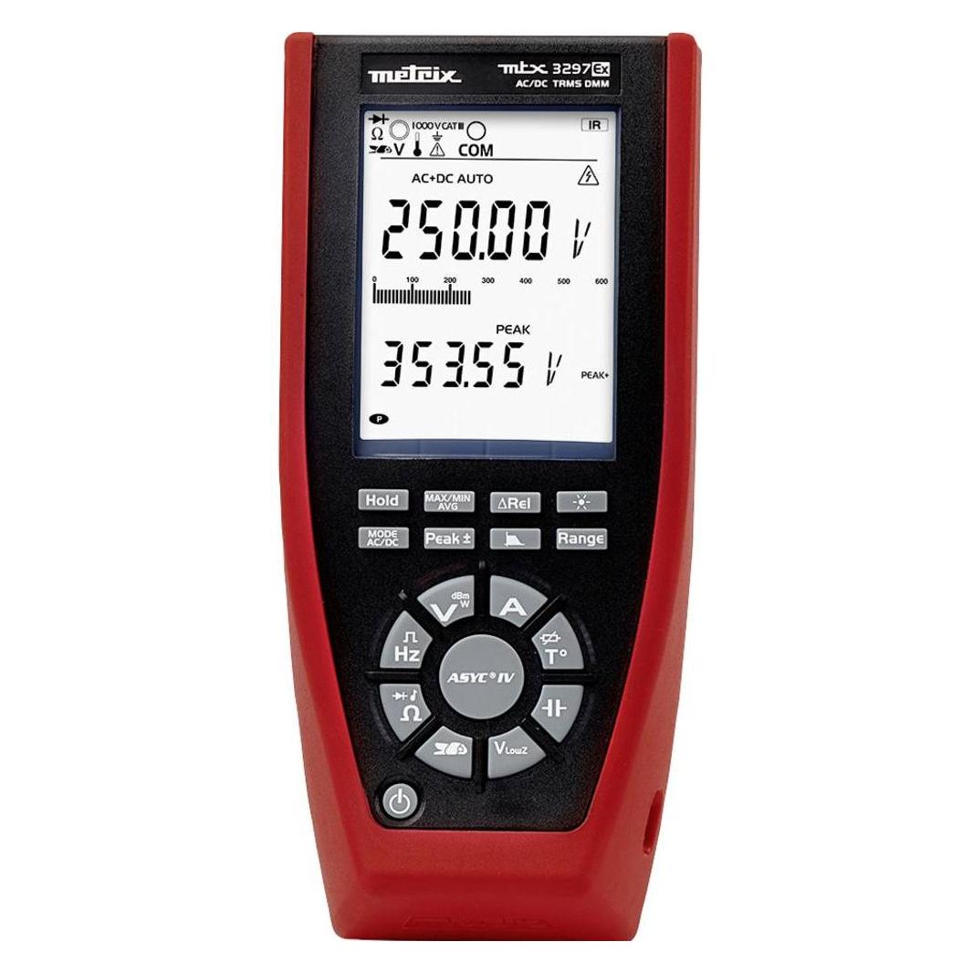 Metrix MTX 3297Ex Hand-Multimeter digital Ex-geschützt CAT III 1000 V, CAT IV 6 (CAT III 1000V, CAT IV 600V, Hand-Multimeter) (MTX3297)