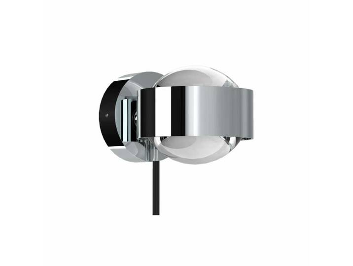 Top Light Wandleuchte Puk Mini Wall + LED - Chrom , mit Zubehör