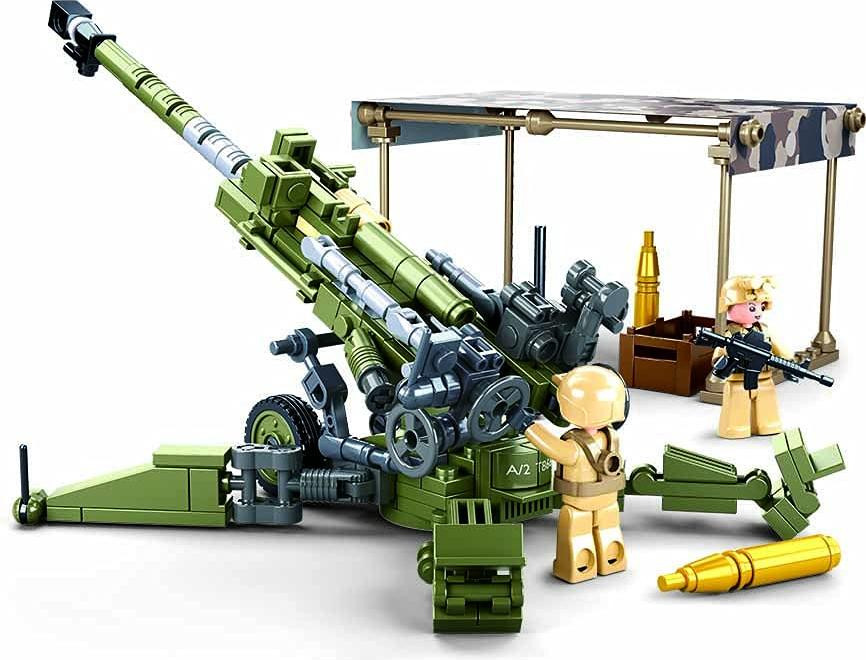Sluban Model Bouwstenen M777 Howitzer M38-B0890 meerkleurig, 258 stuks