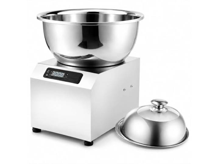 Elektrische Spiral-Teigknetmaschine Elektrische Teigknetmaschine 8kg 1500/1800w,3Heizstufen,2-Wege-Kneten,Timer 0–30 Min,Sichtdeckel,Lüftung,Edelstahlschüssel,Rutschfest,Küche