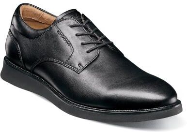 Florsheim Launch Plain Toe Oxford Shoes - Mens 9.5 Black Oxford Medium