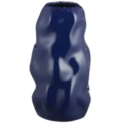 HOME STORY Vase   ¦ blau ¦ Porzellan ¦ Maße (cm): B: 15 H: 31