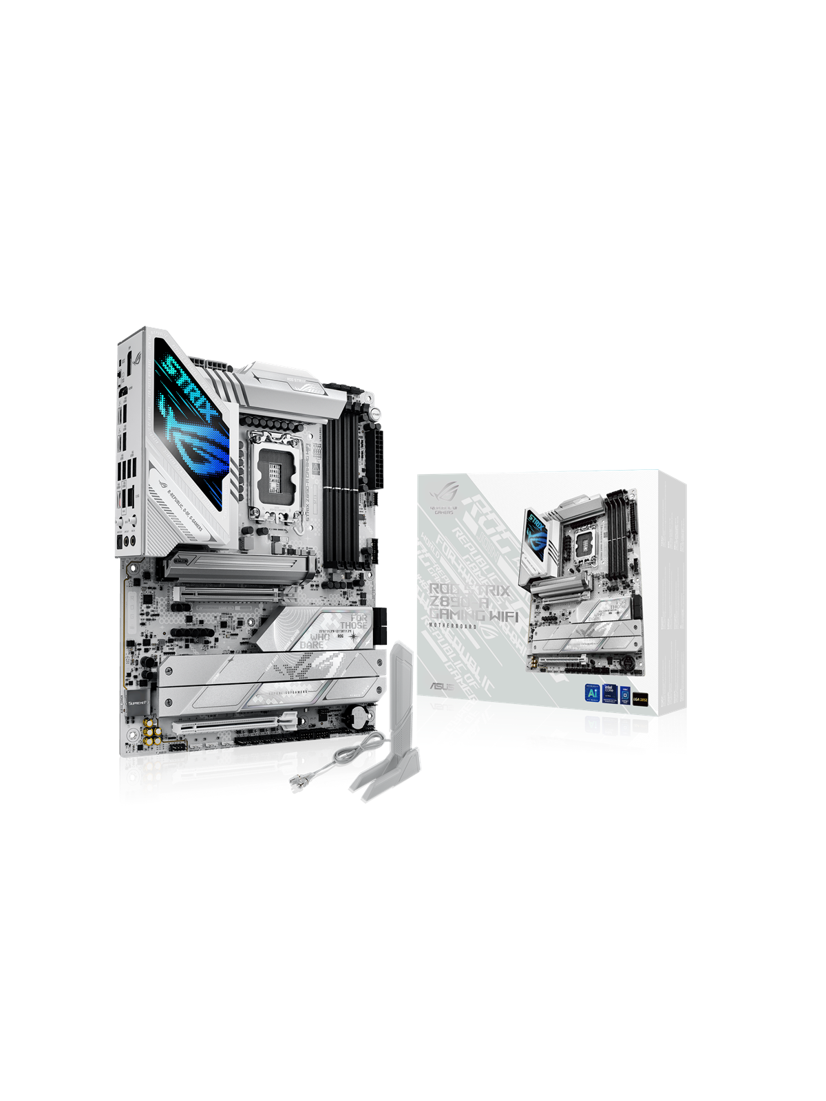 ASUS ROG STRIX Z890-A GAMING WIFI Mainboard - Intel Z890 - Intel LGA1851 - DDR5 RAM - ATX
