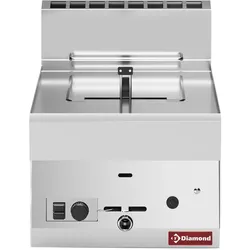Diamond Gas Friteuse 1 Becken 8 Liter -Top- (G65/F8-4T-N)