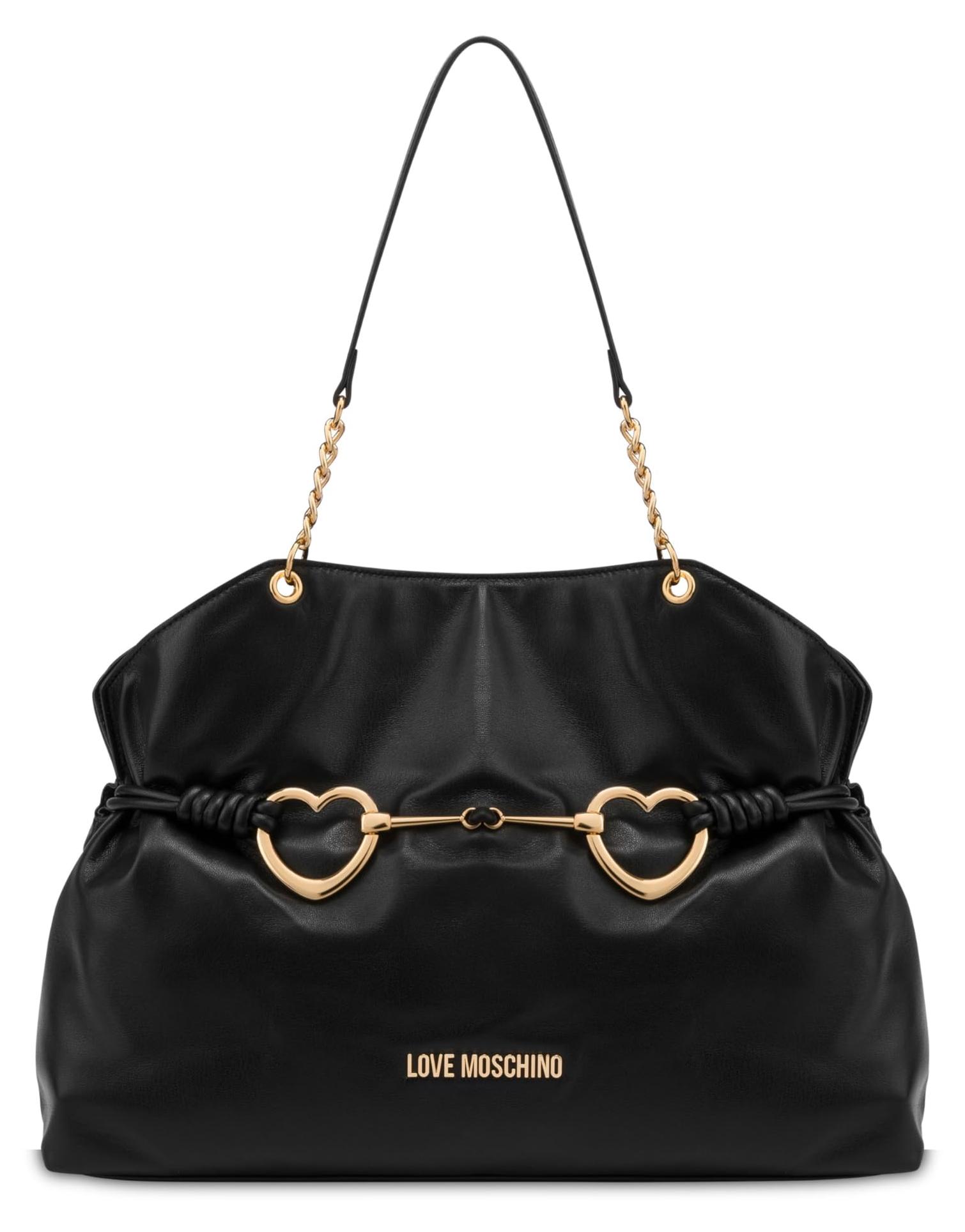 Love Moschino JC4033PP1MLB0000, Shopping Damen, Schwarz, Einheitsgröße, Schwarz,
