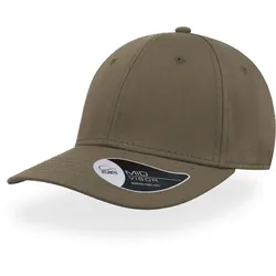 Atlantis Unisex 6-Panel Baseball Kappe 'Pitcher' Klassische Cap PITB olive/grey S/M