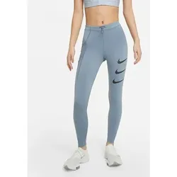 NIKE Damen Tights Epic Luxe Run Division, Größe S in Grau Grau