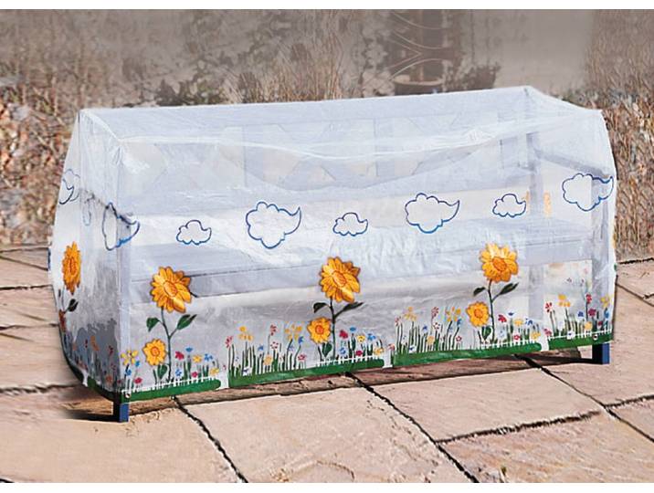 Schutz für Gartenmöbel und Auflagen, Weiss, Gartenbank
