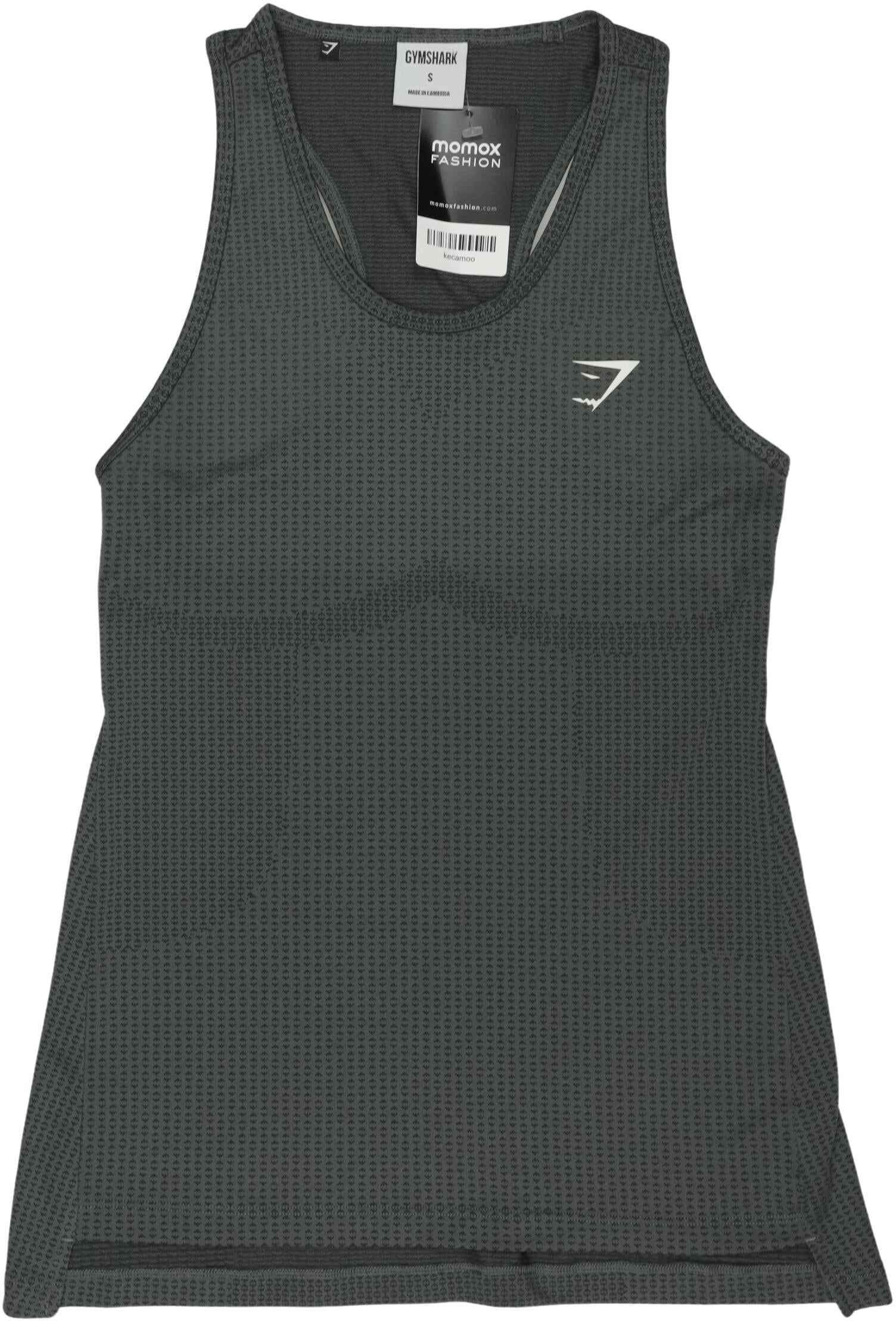 Gymshark Damen Top, Grau, Gr. S, Synthetik - Second Hand